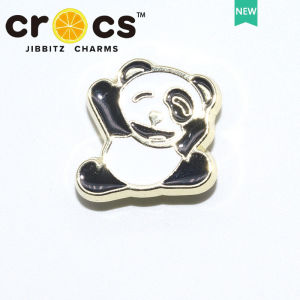 Metal jibbitz cross charm Shoe Buckle Bee Fox Giraffe metal Cartoon Animal Fashion Hole Shoes Accessories