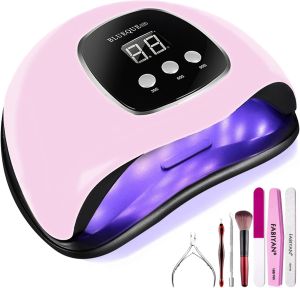 Đèn UV BIGBEAR dùng cho móng tay đèn LED UV dùng để sấy sơn gel máy sấy móng nhanh.    Đèn LED làm móng tay và móng chân công suất 48W có cảm biến tự động 3 chế độ hẹn giờ nhỏ gọn và dễ mang theo.