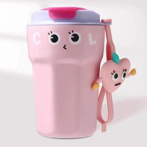 Premium 316 Stainless Steel Vacuum Cup Coffee Tumbler Insulated Thermal Mug For Hot and Cold Super Cute Water Bottle