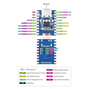 ESP32c บอร์ดพัฒนาเล็กๆเบาๆความเร็ว32บิต Chipe 96MHz 4MB Coruscates 5 Protocol รุ่นเธรดรองรับหนาแน่น การเชื่อมต่อแบบบูรณาการ แผนการเชื่อมต่อ
