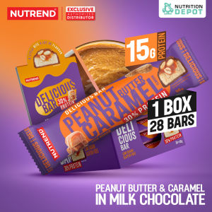 โปรตีนบาร์ Nutrend Delicious Bar - 1 Box (28 Bars)