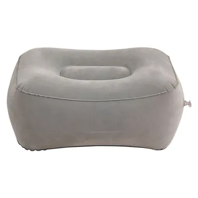 CHENJIE PVC Home Travel Leg Up Foot Relax Office Pillow Footrest Pad Cushion Stool