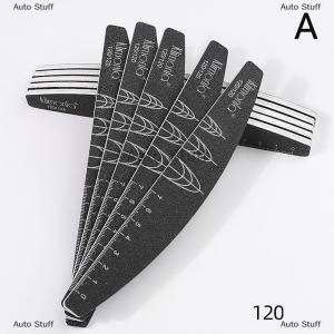 [COD] Auto Stuff 5PCS đen Nail tập tin cho móng tay chà nhám hai mặt Nail tập tin 120 180 Grit Nail nghệ thuật Công cụ chăm sóc chất lượng cao đánh bóng công cụ