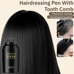 Hairdressing Pen With Tooth Comb Disposable Hair Planting Comb Sweat-Proof Non Smudging Hair Dye Comb