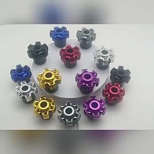 2pcs Motorcycle Axle Cap - Premium Aluminum Alloy Wheel Cap for All Motorcycles ( MT-601)