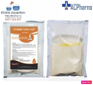 Bột Vitamin tổng hợp bổ sung proteinvitamin cá loại cho cám cá cảnh cá săn mồi giúp cá kích thích dễ tiêu hoá