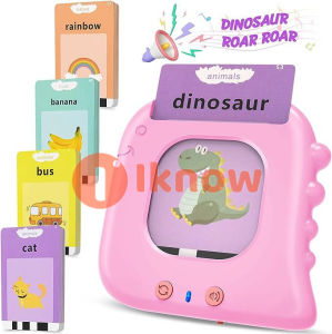 I know Talking Flash CardsKids Toddler Flash Cards with 224 Sight WordsMontessori ToysAutism Sensory ToysSpeech Therapy ToysLearning Educational Toys Gifts for Age 1 2 3 4 5 Years Old Boys and Girls
