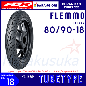 FDR Ban Motor Flemmo 80/90-18 Tubetype TT Motor Bebek Ring 18