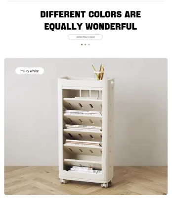 Instock - High Capacity Childrens Bookshelf Table side books organise shelve Book Rack Space Saver Study Table Shelve
