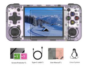 ANBERNIC RG35XX H Handheld Game Console 3.5-inch IPS Screen Linux H700 Retro Video Games Player 3300mAh 64G 5528 Classic Games