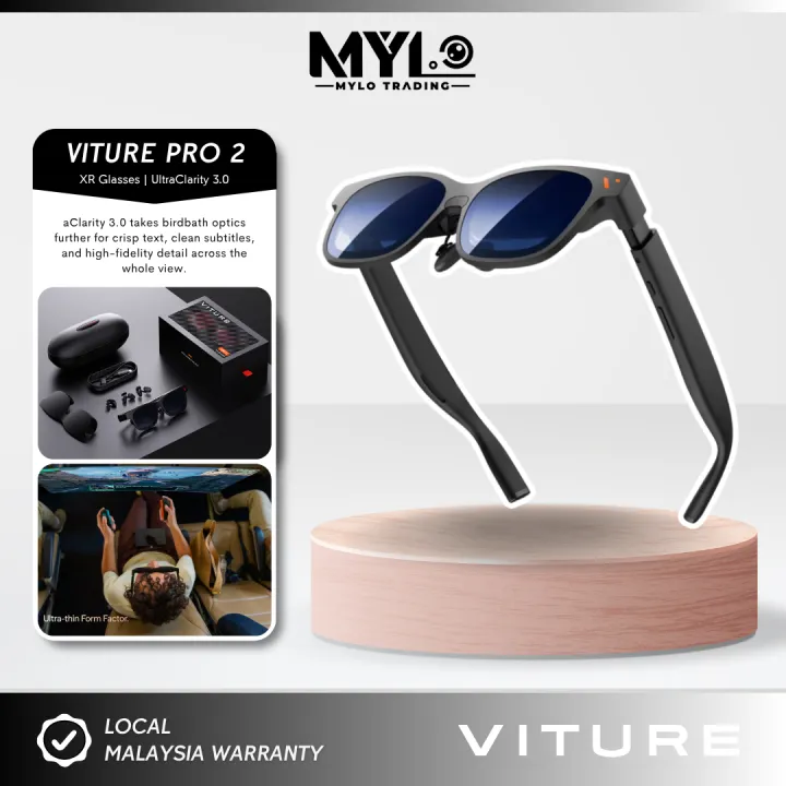 VITURE Pro 2 XR | AR Glasses 135" 120Hz Full HD UltraClarity Display Smart Glasses for Android | Mac | PC | Steam Deck