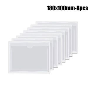 Isi 16 Self Adhesive Label Holder Price Tag / Label Nama / Label Produk / Label Tag Ukuran 45x75mm 100x180mm