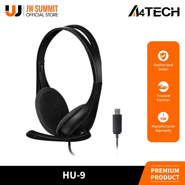 A4Tech HU-9 Omnidirectional Noise-canceling USB Headset