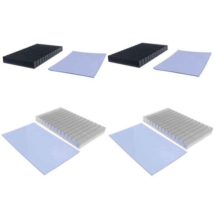 2 Pcs DIY Aluminum Radiator for RTX 3080 3090 Graphics Card Backside ...