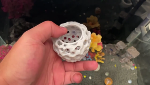 Shrimp Hideouts Shelter Cave Aquariums Decorative Accessory for Betta Fish and Shrimp Resting Place Hiding Accessories