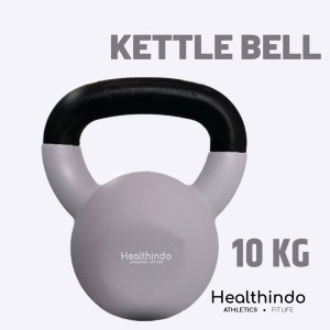 Healthindo - Kettlebell 10 KG | kettel bell / dumbell / barbel | KettleBells | Dumbell 10 kg