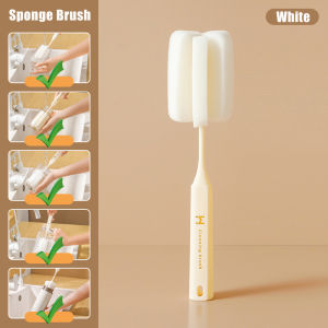 ⭐🇸🇬 READY STOCK Cup Cleaning Brush Sponge Brush Removable Bottle Brush Household feeding bottle brush Long-handled