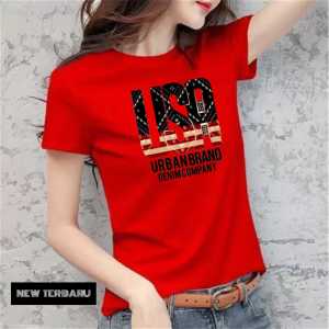 BAYAR DI TEMPAT(COD)-Kaos Terbaru USA TWO Kaos Branded Premium Kaos import Terkeren Kaos wanita Dewasa kaos Wanita Distro terbaru Atasan Kekinian Murah Lengan Pendek Tumblr Tee Casual T-shirt Cotton Combed Tshirt Pakaian Olahraga Santai Remaja