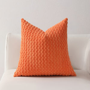 30X50cm/40x40cm/45x45cm/50x50cm/60x60cm New Christmas Green Red Corduroy 3D Bubble Cushion Cover Soft Pillowcase Home Decor for Living Room Sofa