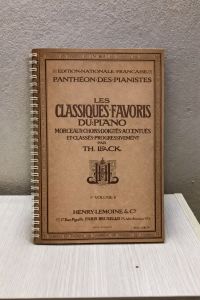 "Les Classiques Favoris du Piano" Vol 1B của Théodore Lack (Giáo trình luyện ngón Piano cơ bản - nâng cao)