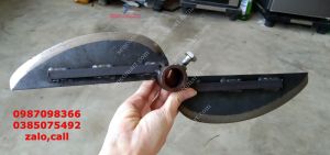 Lưỡi cắt máy băm chuối mịn làm từ nhíp cán dài 40cm