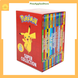 Truyện Pokemon Super Collection boxset 15 books