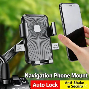 Bicycle Motorcycle Phone Holder Navigation Stand Anti-shake Rotatable Phone Stents Universal
