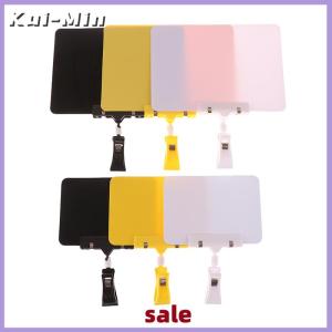Kui-Min 1 Pcs Fruit Price Tag Merchandise Display Wear-resistant Sign Holder Clip Food Advertising PVC Waterproof Whiteboard Clip