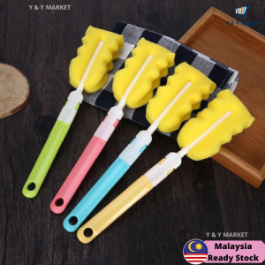 Bottle Cup Sponge Brush Milk Bottle BRUSH Removable Wash Cleaning Tools Sikat Botol