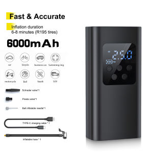 DOSEN Wireless Inflator Pump Car Air Compressor Smart Digital Tire Pressure Detection Auto Tire Pump for Car Bike Motorcycle 充气机