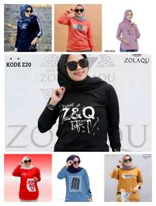 Kaos zolaqu 4 kaos zolaqu terbaru / kaos wanita lengan panjang atasan wanita terbaru 2025 Zolaqu cod