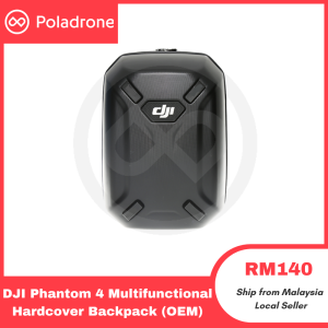 DJI Phantom 4 Series Multifunctional Hardshell Backpack Waterproof Black Drone Bag Drone Backpack (OEM) [Poladrone]