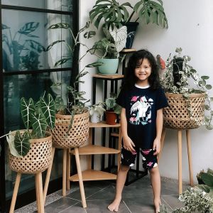Baju Anak Cewek Model Lengan Pendek Kekinian Usia  3 4 5 6 7 8 9 10 11 12 Tahun Viral