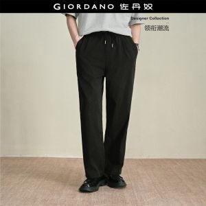 GIORDANO Men Casual Pants Lyocell Elastic Waist Casual Pants Casual Stylish Trendy Elegant Comfortable Fashion 18116709