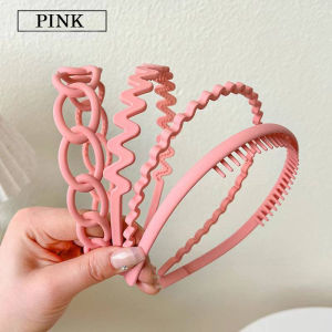 Future Market 4 pieces Simple Hair Band Classic Plastic Headbands Simple Style Hair Hoop Hair Accessory