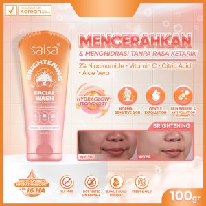 SALSA Facial Wash Gentle and Mild (Sabun Pembersih Wajah untuk Semua Jenis Kulit)