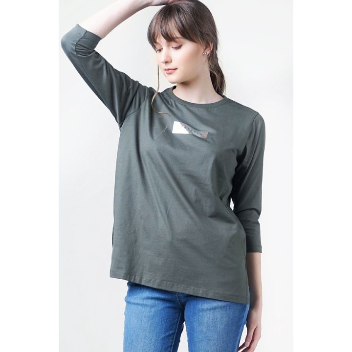 Bodytalk Kaos Wanita Alipa Green 14299T4GN