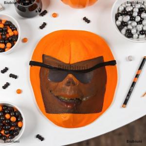 [COD] Biubiuni Halloween Horror Devil Mask Pumpkin Mask Funny Cosplay Roleplay Mask Demon Terror Carnival Party Costume Props