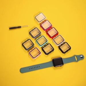 Tempered Glass+Case For Watch 11 10 46mm 42mm Ultra 3 49mm Screen Protector Cover iWatch 9 8 7 6 5 SE 45mm 41mm 44mm Shell