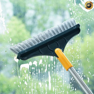 Aki 2in1 Cleaning brush Bathroom kitchen floor scrub brush Long handle cleaning window gap brush