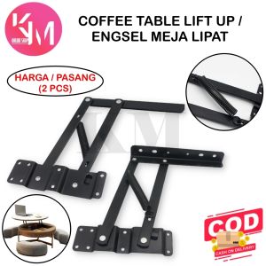 Engsel Hidrolik Meja Lipat Fold Up Down Coffee Table Lift Up Mechanic Naik Turun Extension Angkat