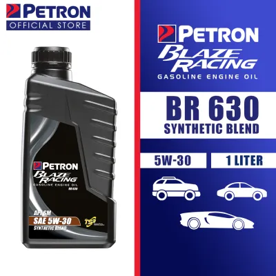 PETRON BLAZE RACING SYNTHETIC BLEND GASOLINE ENGINE OIL SAE 5W-30 (1 Liter)