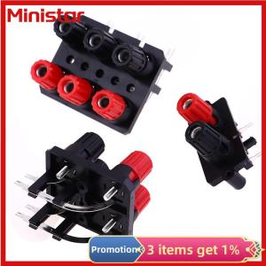 Ministar 2 4 6 Positions Bend Pin External Audio Jack Speaker Amplifier Banana Plug