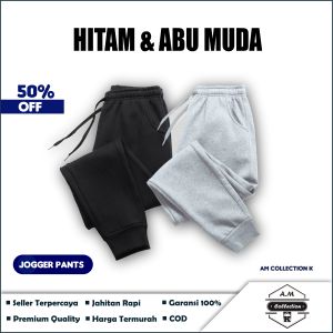 100 RIBU DAPAT 4 MURAH  CELANA JOGGER TRAINING TERLARIS UKURAN DEWASA SLIMFIT