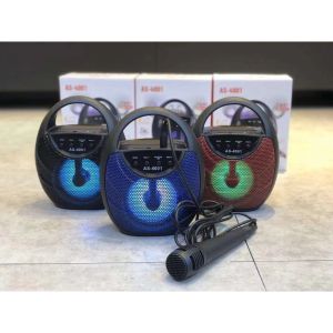 MGALL ORIGINAL Super Bass Karaoke Portable Wireless Bluetooth Speaker With free microphone memory