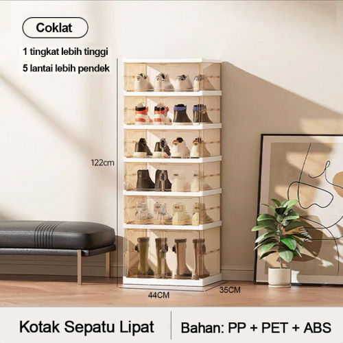 Rekomendasi Rak Sepatu Kapasitas Besar Tanpa Alat untuk Area Pintu Masuk