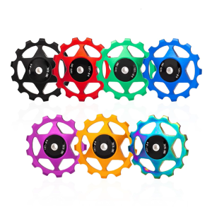 Bicycles Rear Derailleur Pulley 13T Metal Bearing Aluminum Alloy Guide Wheel Rear Derailleur Pulley Replacement Part