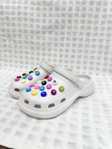 รองเท้าแตะส้นหนา Baoji ลดล้างสต็อค Sz.37-40 Eu ส้นหนา 2 นิ้ว ใส่สบาย ไม่ลื่น ตกแต่งจิ๊บบิท มีเก็บปลายทาง