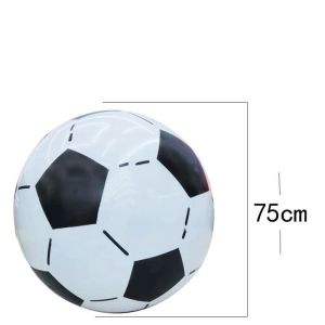 MAINAN BOLA TIUP ANGIN UKURAN JUMBO MOTIF SEPAKBOLA BAHAN TEBAL MAINAN SEPAKBOLA PLASTIK ISI ANGIN AKTIFITASI LUAR RUANGAN DIAMETER 75CM