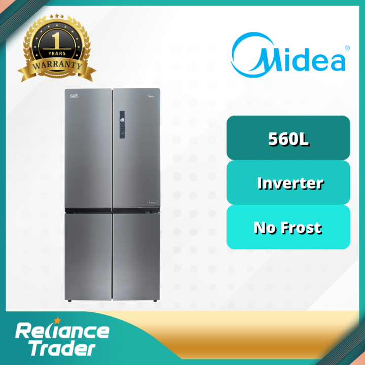 [ CHUP DULU ] Midea 560L 4Door Inverter Refrigerator MFT584WESSI Lazada